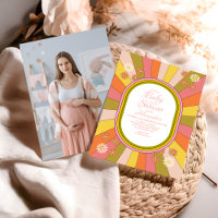 Photo Retro Baby shower à thème des années 70 Supe