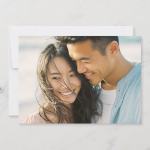 Invitation Photo Romantique et Douce de Joie