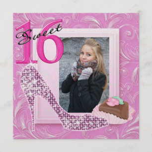 Invitation photo Sweet 16 - SRF