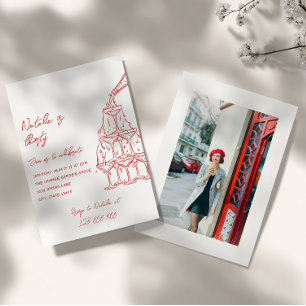 Invitation Photo Tour Champagne Trente Anniversaire