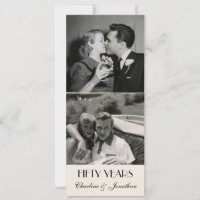 Photo vintage 50 ans Élégante Typographie