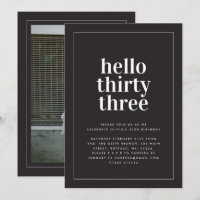 Photographie d'anniversaire de la typographie mode