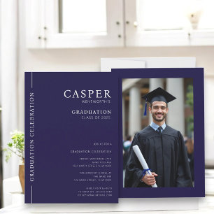 Invitation Photographie de typographie moderne et design