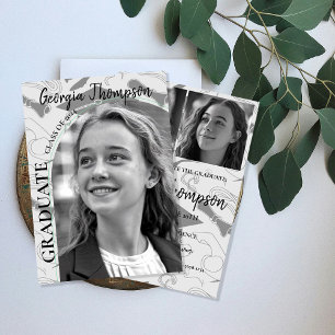 Invitation Photographie noir et blanc Lycée College