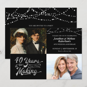 Invitation Photos d'alors et d'aujourd'hui Fête des lumières 