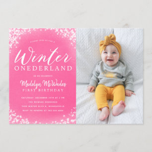 Invitation Photos de la fête du 1er anniversaire de Winter On