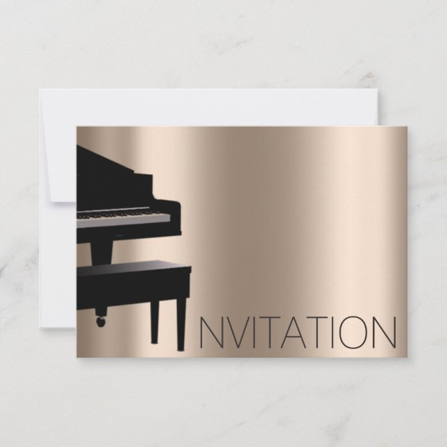 Invitation Piano Concert Festival Minimalimalimalims Vip Blac (Devant)