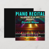 Piano Considérant Moderne coloré amusant