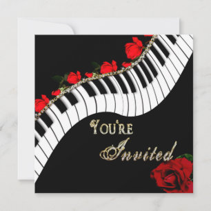 Invitation Piano/Mujsical - Polyvalent