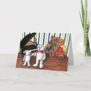 Invitation Piano Party Card