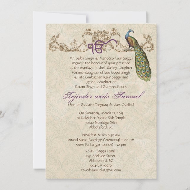 Invitation Pic Vintage (Devant)