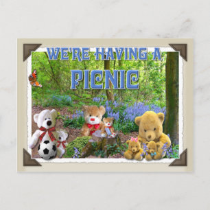 INVITATION PICNIC nounours