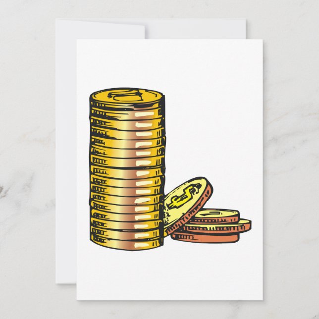 Invitation Pièces d'or (Devant)