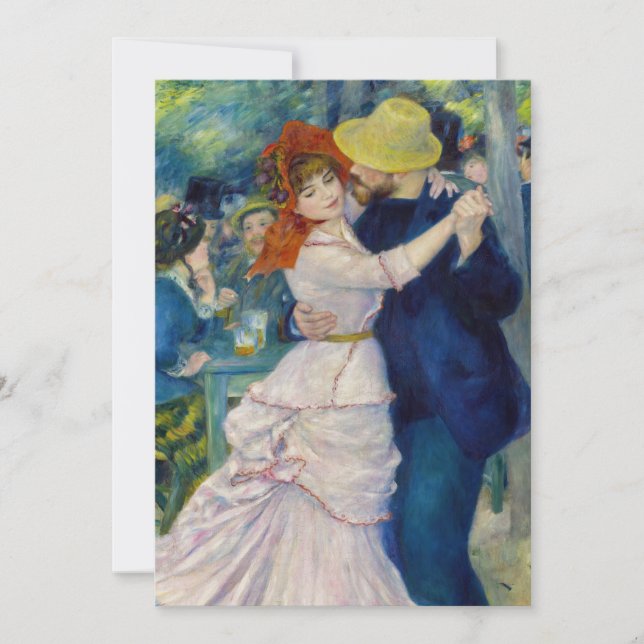 Invitation Pierre-Auguste Renoir - Danse à Bougival (Devant)