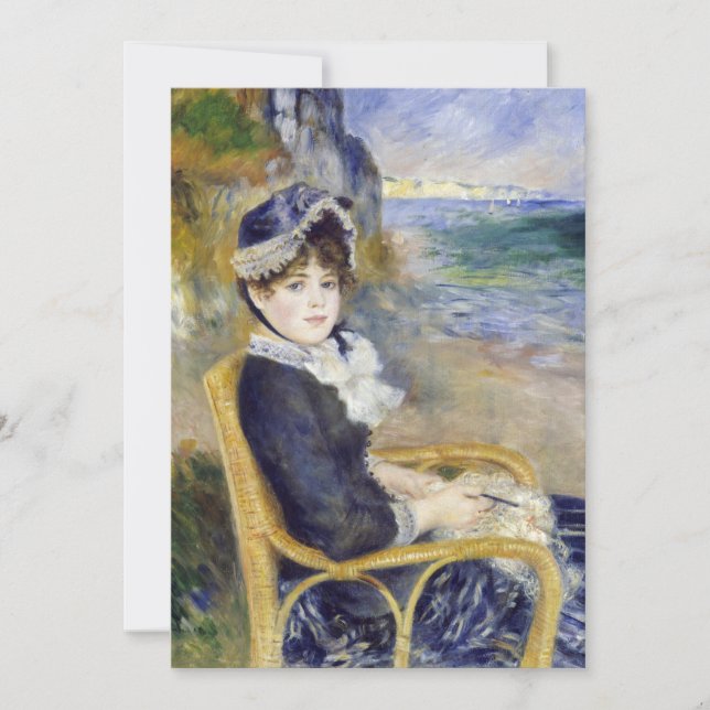 Invitation Pierre-Auguste Renoir - En bord de mer (Devant)