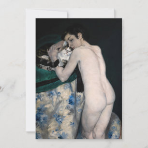 Invitation Pierre-Auguste Renoir - Garçon au chat
