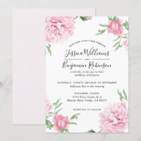 Pierre rose florale avec Mariage Arrière - plan bl