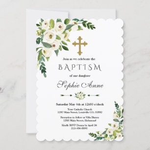 Invitation Pies florales florales florales florales modernes