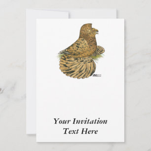 Invitation Pigeon Almond