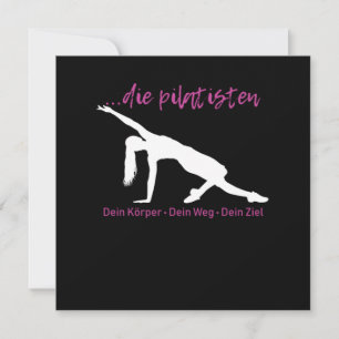 Invitation Pilates Pilatistes Sport Fitness Cadeau