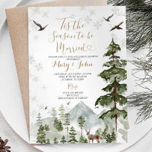 Invitation Pin forestier C'est la saison du mariage