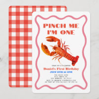Pinch Me Retro Crawfish 1er anniversaire