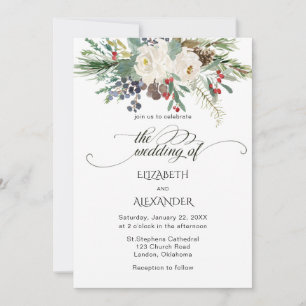 Invitation Pinery Rose d'hiver