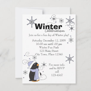 Invitation Pingouin en Awe