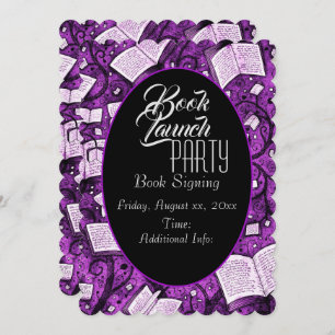 Invitation Pink Book Launch Party