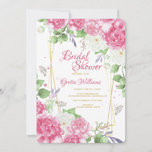 Invitation Pink Peonies