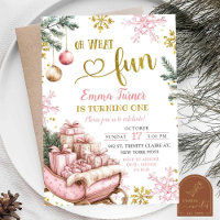 Pink Sleigh Hiver Premier anniversaire