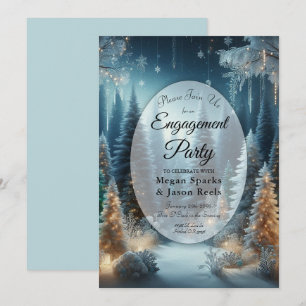 Invitation Pins givrés dans la partie d'engagement de la lueu
