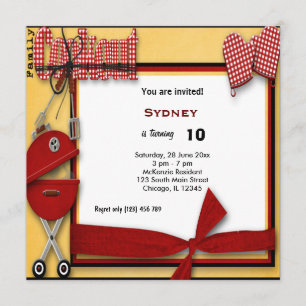 Invitation Pique-nique d'anniversaire