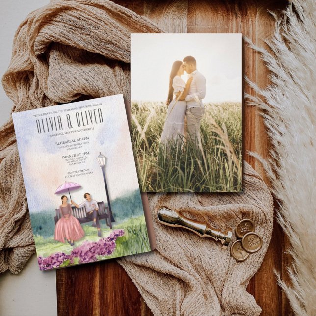 Invitation Pique-nique, dîner de répétition photo (Créateur téléchargé)