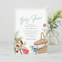 Pique-nique printanier | Brunch de Baby Shower Ver