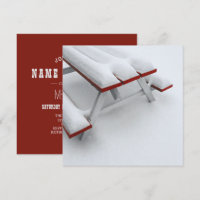 pique-nique sous la neige