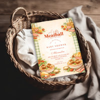 Pique-Nique Vert Gingham Little Meatball Baby Show