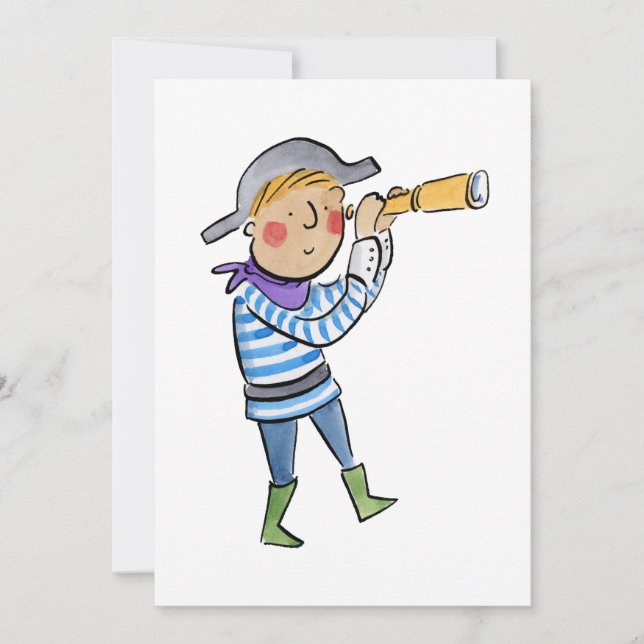 Invitation Pirate (Devant)