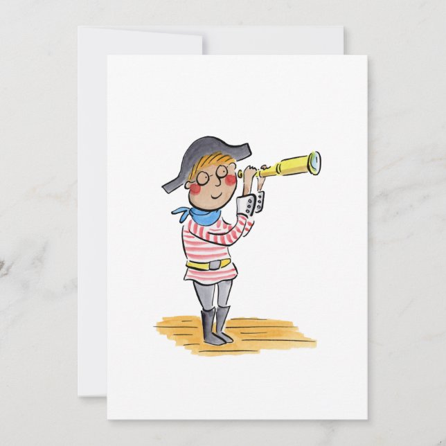 Invitation Pirate (Devant)