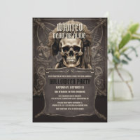 Pirate Crâne visage Black Halloween Party