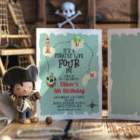Pirate Treasure map 4e anniversaire