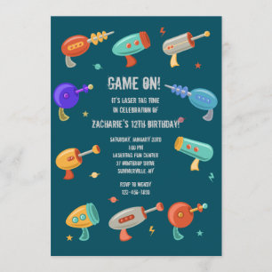 Invitation Pistolets Laser