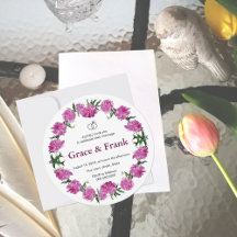 Invitation pivoine. Invitation