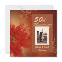 Pivoine rouge Chinoise 50e anniversaire de mariage