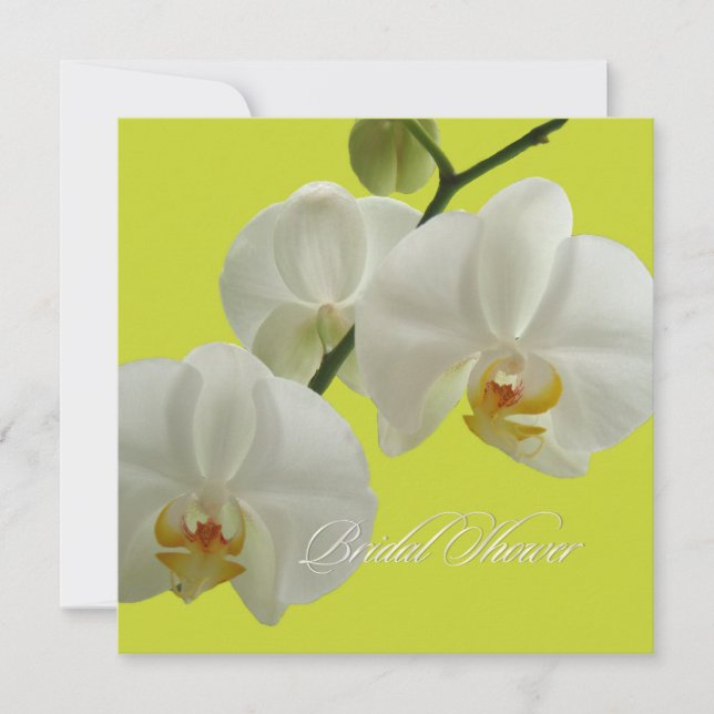 Invitation Pix-Dezines orchidées/phalaenopsis (Devant)