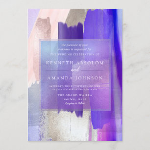 Invitation PixDezines Aquarelle Swatch Violet Lilac Lavender