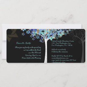 Invitation PixDezines Arbre de vie/do-it-yourself Arrière - p