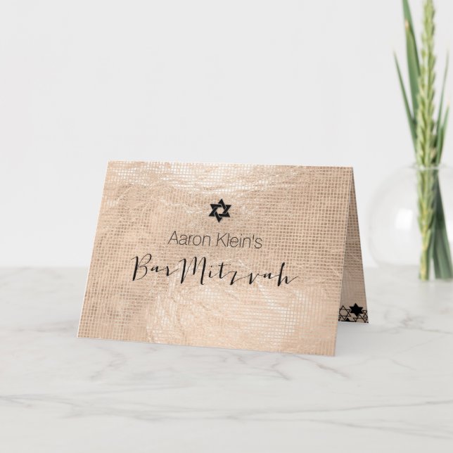 Invitation PixDezines bar photo design mitzvah/fausse feuille (Devant)