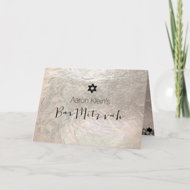 Invitation PixDezines bar photo design mitzvah/fausse feuille (Devant)