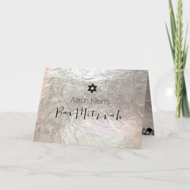 Invitation PixDezines bar photo design mitzvah/fausse feuille (Devant)